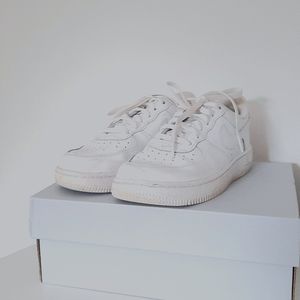 White Nike Air Force Ones